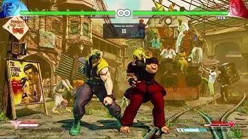 SFV: Nash corner frame traps and DP punishes