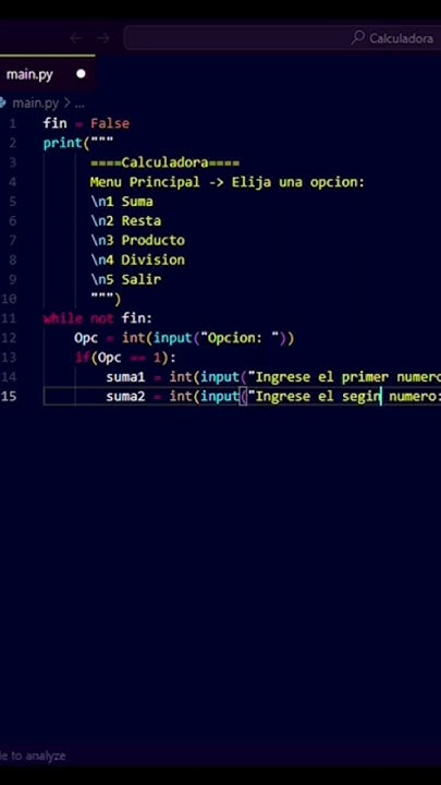 Como hacer una calculadora en Python #programacion #python # ...