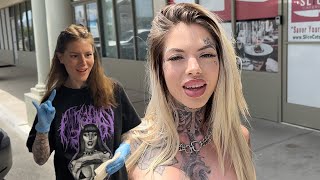 CHANTAL DANIELLE gets TATTOOED by one of her favorite artists!!