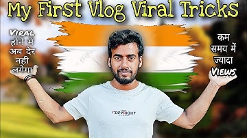 My First Vlog Viral Tricks 🔥 | First Video