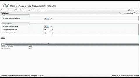 Cisco TelePresence VCS Control Configuration - Part 3: Applications
