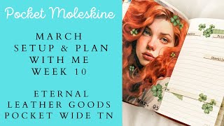 March Theme & Plan With Me | Week 10 | Pocket Moleskine Daily | Pocket Planner | SUPER Chatty #pwm