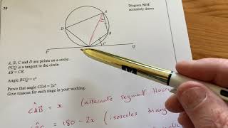 Edexcel IGCSE Maths Jan 2019 Paper 2 Q20