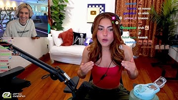 xQc reacts to Andrea Botez signing over him