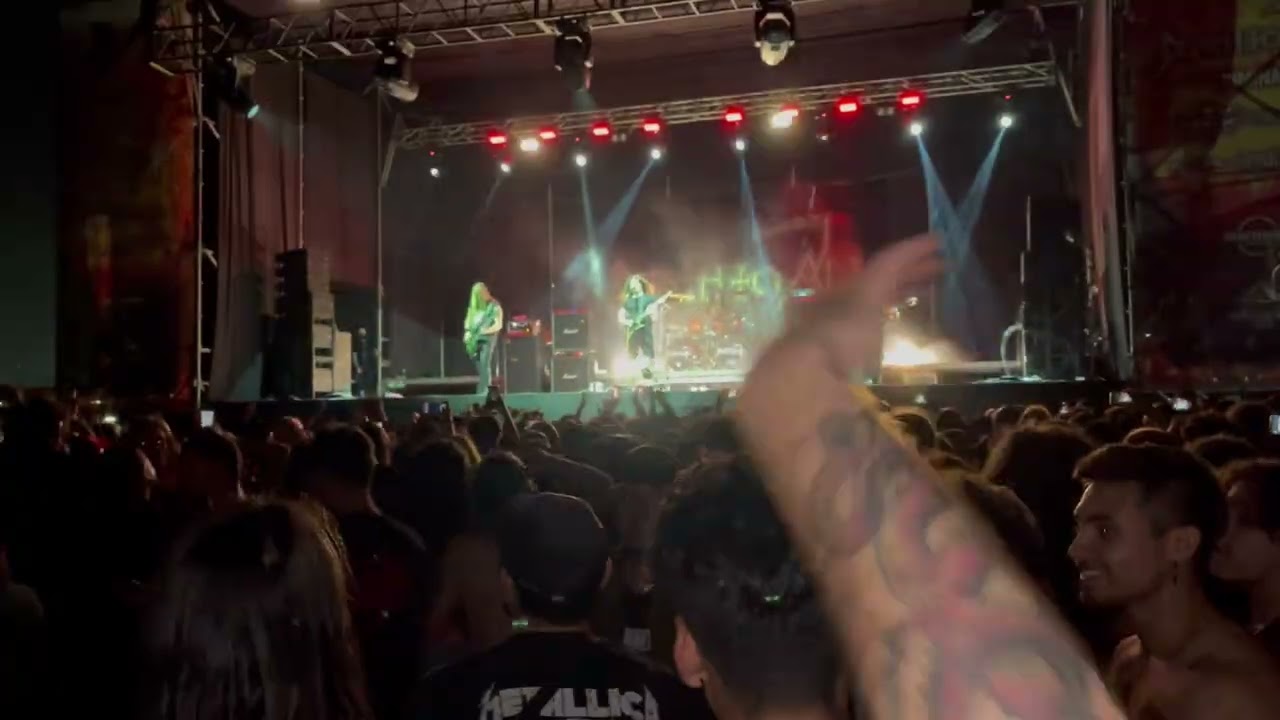 Death to all en vivo - spirit crusher (chile, 17-03-2024, hipódromo Chile, metal beer)