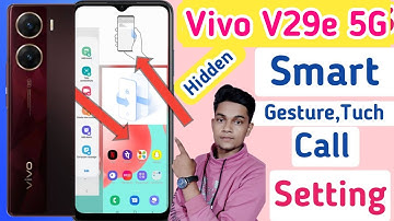 Vivo V29e 5g smart call/Vivo V29e 5g me smart call setting kaise kare/smart call setting vivo
