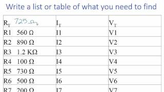 Series Parallel circuits