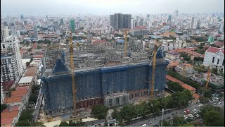 Construction process of the building of the Ministry of Interior