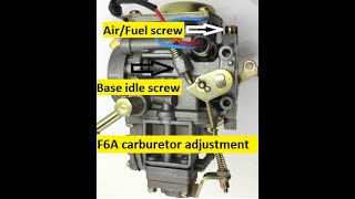 Suzuki multicab F6A carburetor Idle adjustment Speedometer Cable Replacement Suzuki F6a Multicab