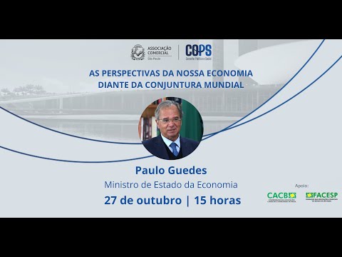 Reunião extraordinária do COPS / ACSP, participação do Ministro Paulo Guedes