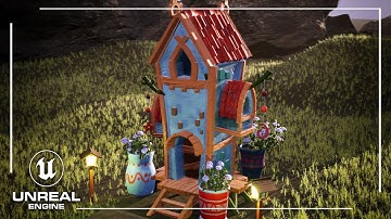 3D Stylized House - Unreal Render Demo Reel