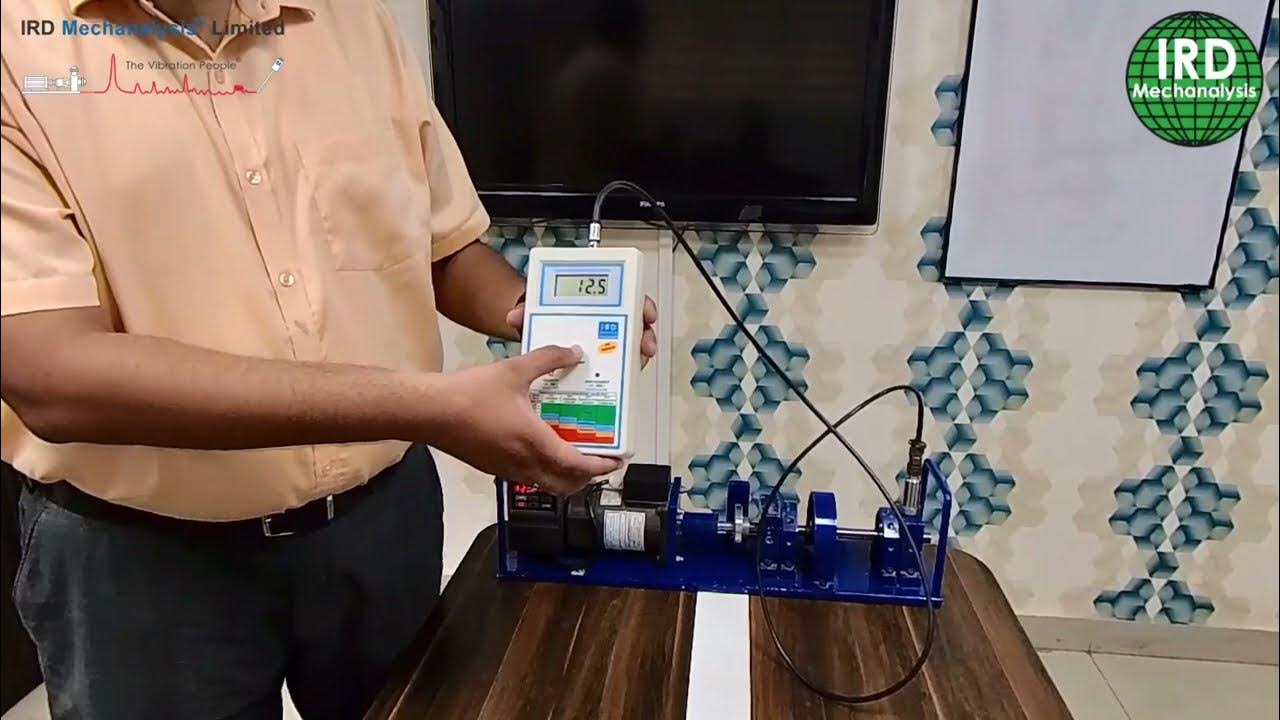 Demo Video of IRD306DP Digital Vibration Meter made by IRD Mechanalysis Limited YouTube