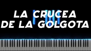 Video thumbnail of "La crucea de la Golgota -Trimite-mi Doamne har din cer - Instrumental Pian - Negativ Pian - Tutorial"