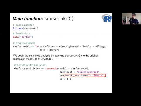 useR! 2020: sensemakr: Sensitivity Analysis Tools for OLS (C.Cinelli), regular