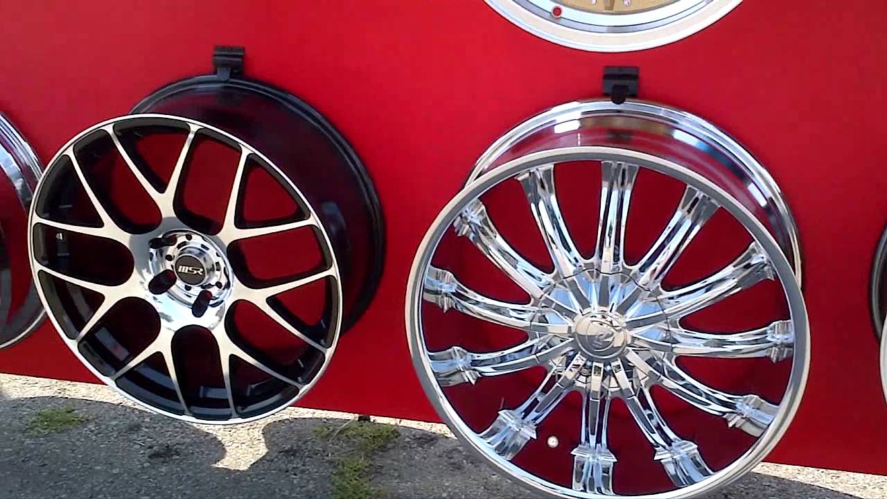 HILLYARD CUSTOM RIMS&TIRES! MEGA WHEEL ZONE! COLOURED WHEELS! DIFFERENT