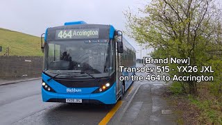[First Day] Transdev 515 - YX26 JXL on the 464