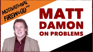 Matt Damon's MIT Commencement Wisdom: Solve Problems!