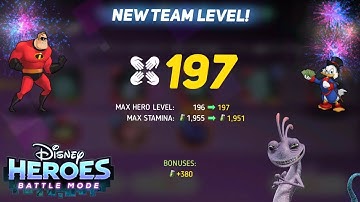 Disney Heroes Battle Mode TEAM LEVEL 197 PART 836 Gameplay Walkthrough - iOS / Android
