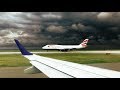 Stunning Takeoff Before Intense Thunderstorm at JFK - JetBlue ERJ-190 Takeoff