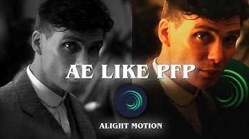 How to Make profile picture | Alight motion