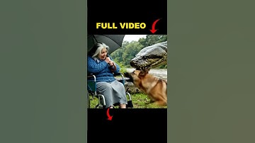 Dappere hond redt bejaarde vrouw van aanval van gigantische slang!