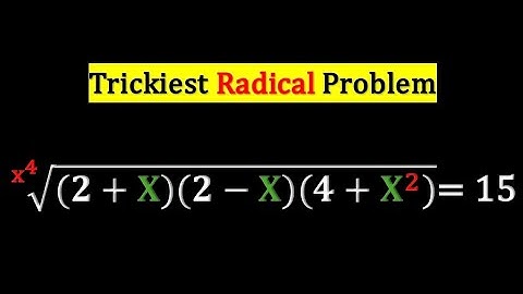 Trickiest Radical Question Maths Olympiad! #education #learnmath