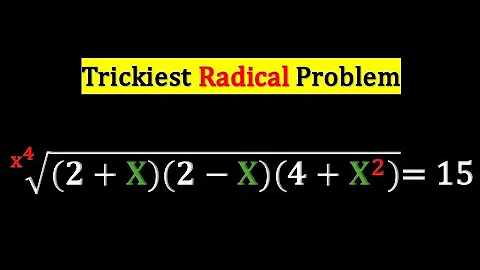 Trickiest Radical Question Maths Olympiad! #education #learnmath