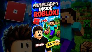 How To Play Minecraft Inside Roblox 🤯 #minecraft