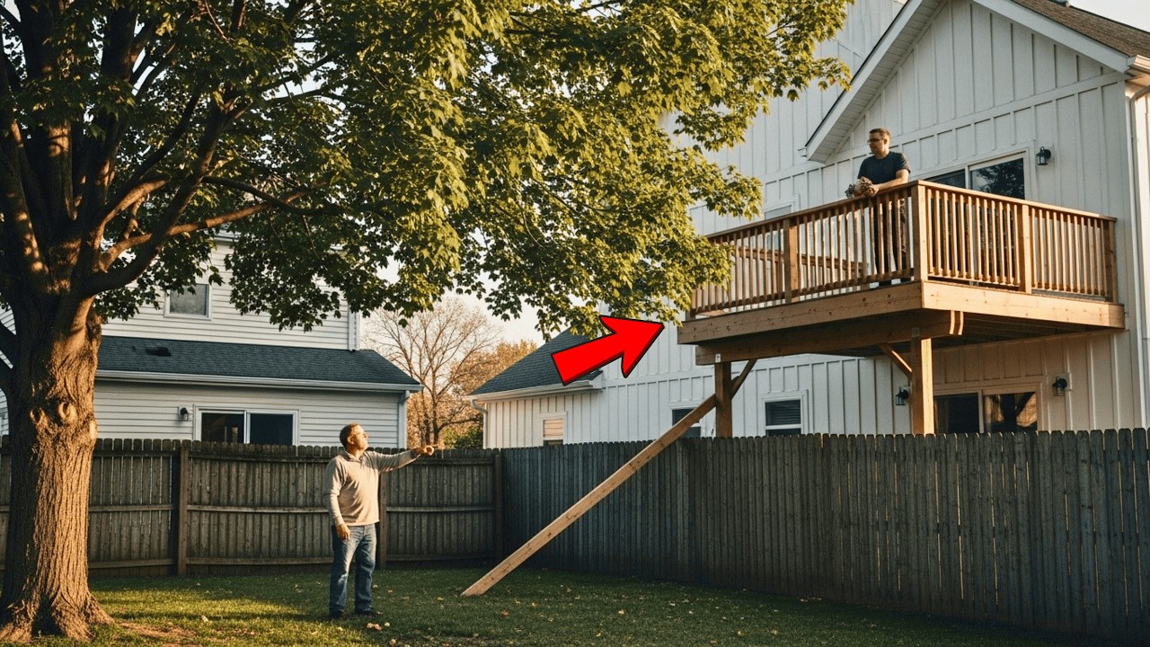 He Built His Balcony Over My Backyard — So I Made Sure He Tear It Down