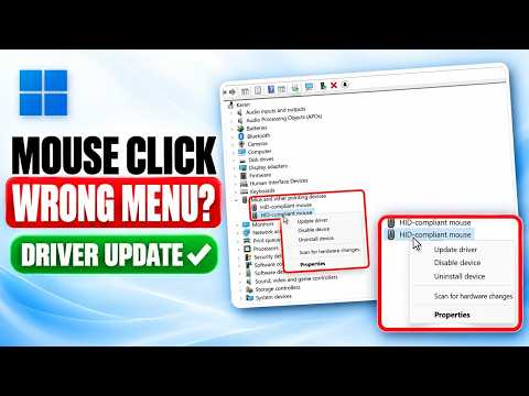 How to Fix Mouse Left Click Brings Up Context Menu in Windows 11