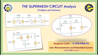 Supermesh Circuit Analysis, Analisa Rangkaian listrik DC Superloop/mesh