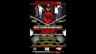 "Basic Lessons in Hand Dance" Lesson 2 Presented by NHDA & THEARC Theater