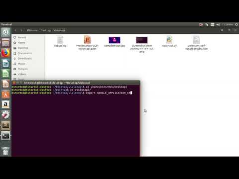 Image analysis using Google cloud Platform (Python script)