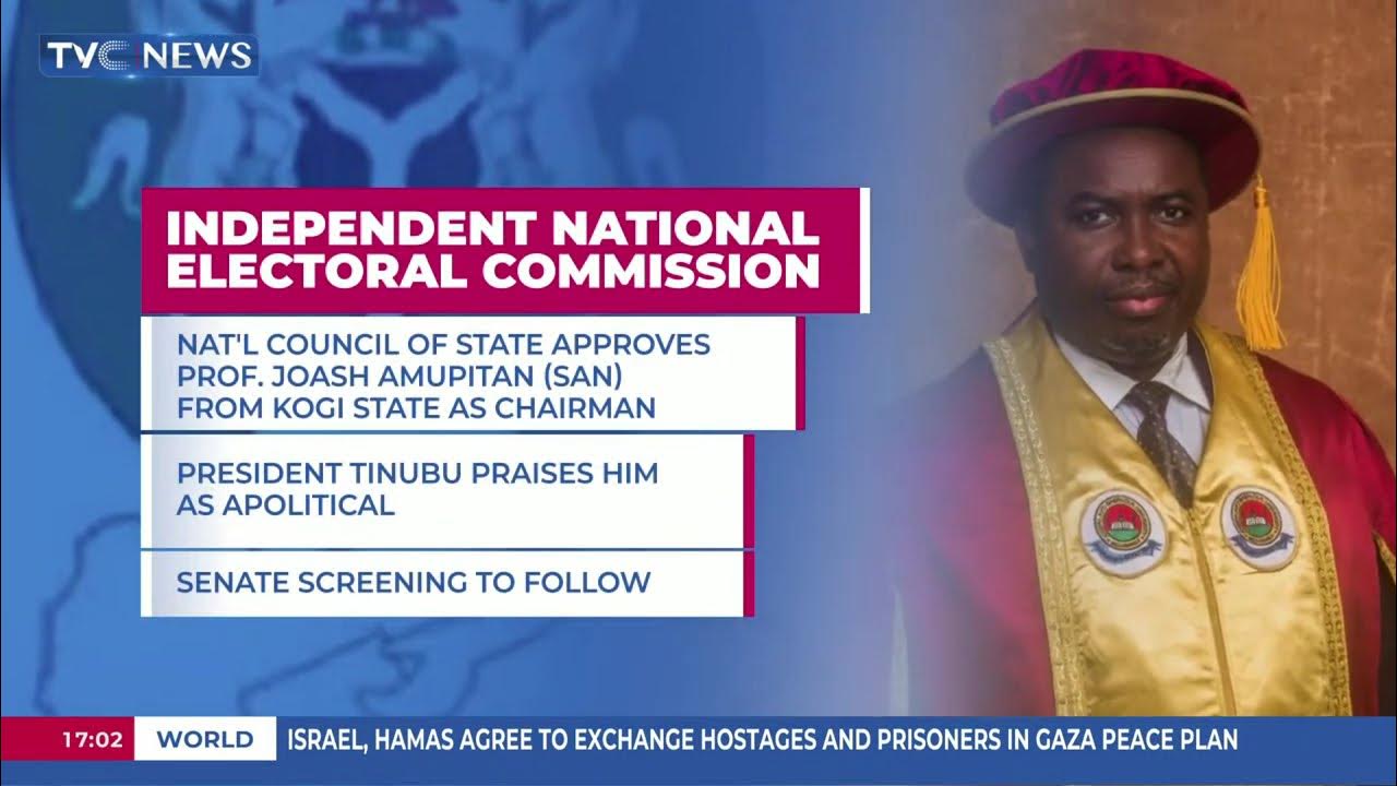Council Of State Approves Prof. Amupitan As New INEC Chairman