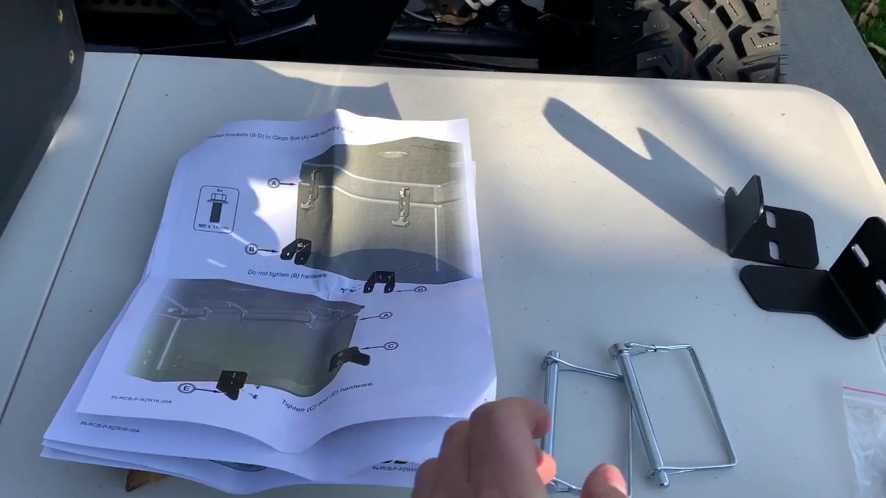 SuperATV Cargo box RZR XP1000 Turbo S Better Than Yeti?? YouTube