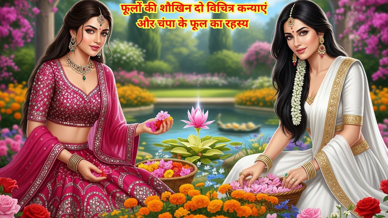 फूलों की शौखिन दो विचित्र कन्याएं |और चंपा के फूल का रहस्य | Hindi kahaniya | moral story | kahani