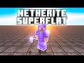 I Beat Minecraft in Netherite Superflat!