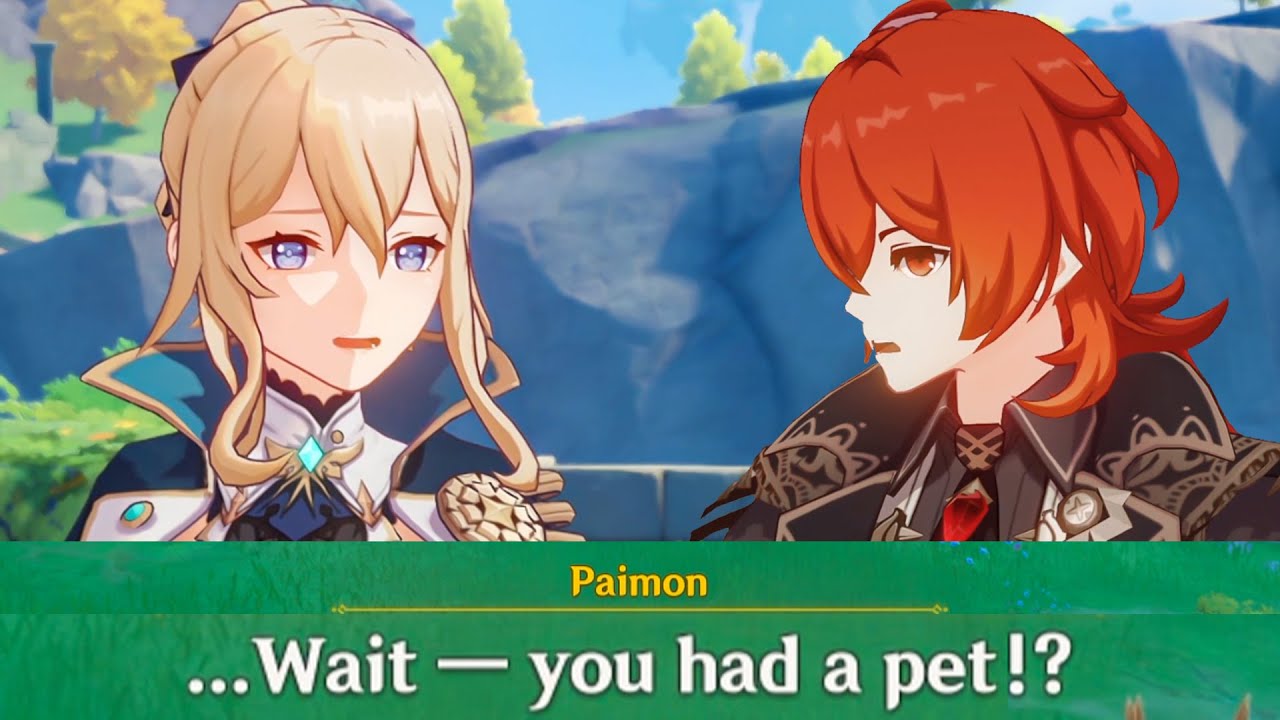 Only JEAN & DILUC have this pet...