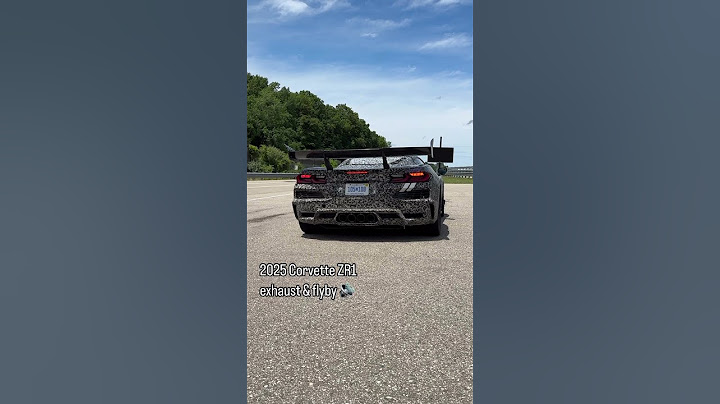 Listen to the sound of the new 2025 Corvette ZR1's twin-turbo V8! #corvette #supercars #sportscar