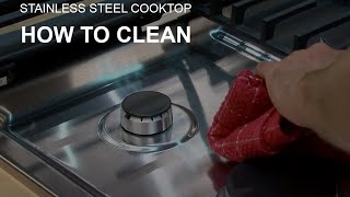 Cleaning a Stainless Steel Cooktop