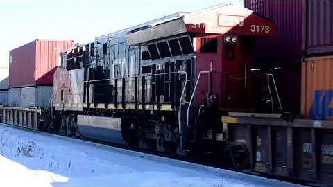 Railfanning the CP Nipigon Subdivision at Mile 127. 1/7/2023.