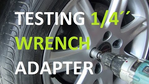 Testing 1/4 inch Hex Socket Driver Adapter Set