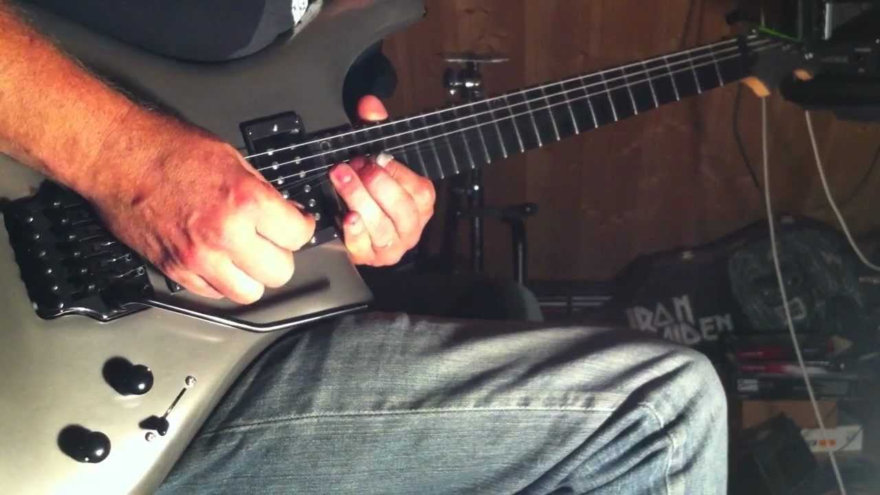 Zeal Mercury guitar, Axe FX II on an AC/DC standard rock song