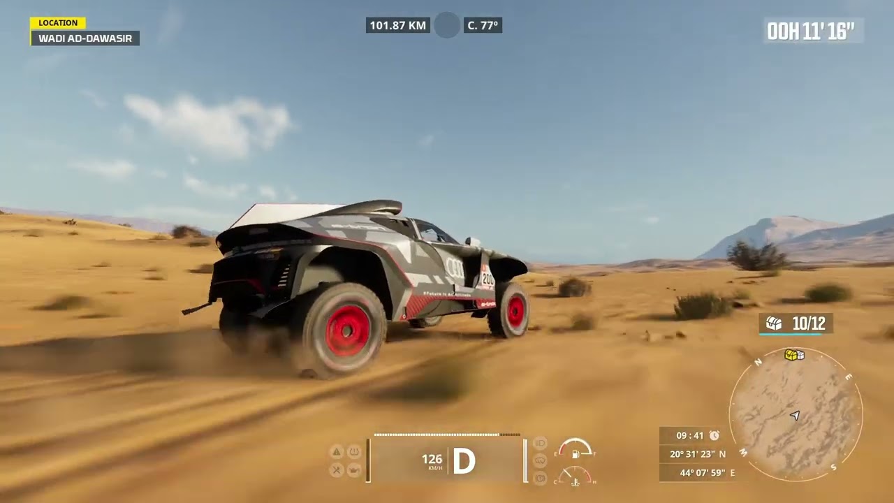 Audi RS Q E-Tron. Audi Sport. Dakar Desert Rally. Wadi ad-Dawasir