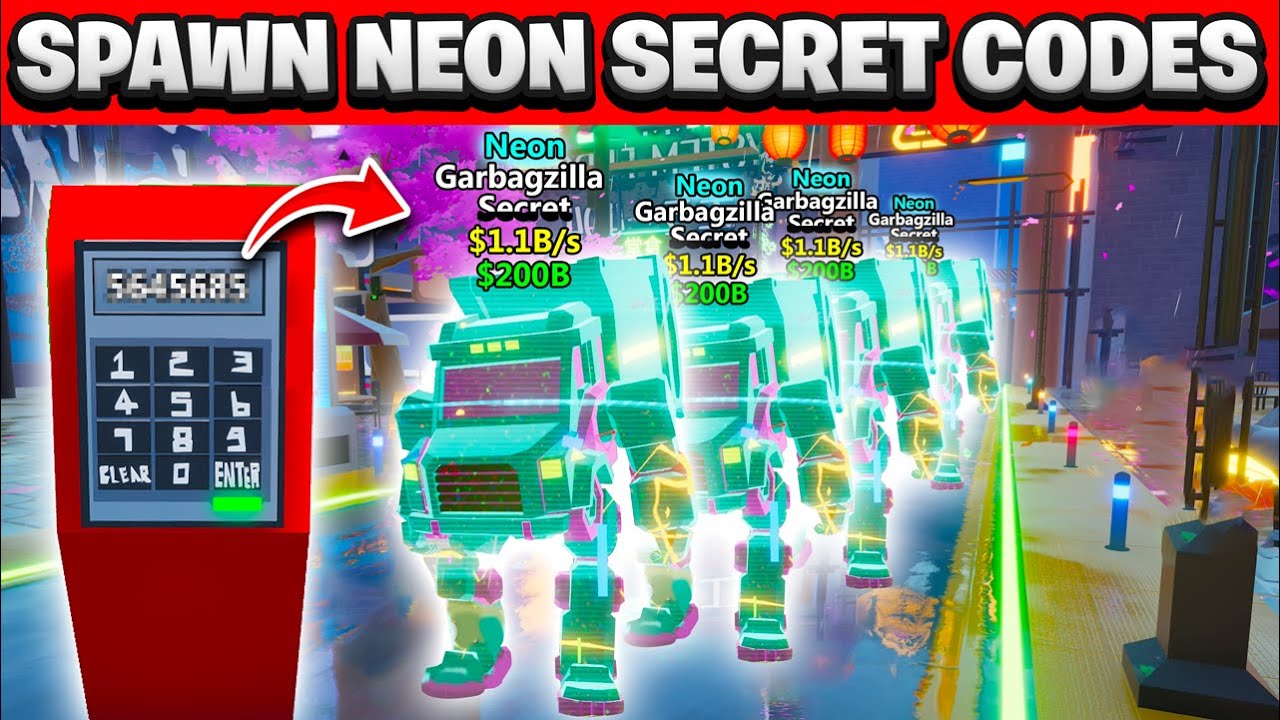 *NEW* SPAWN NEON SECRET CODES in Fortnite Steal The Brainrot Tokyo ...