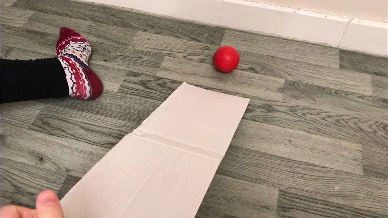 Ball rolling down ramp animation reference YouTube