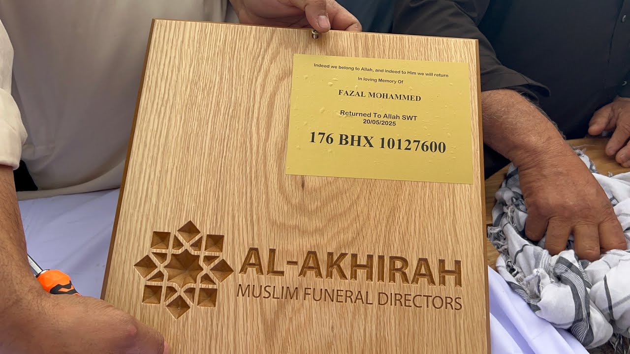 Fazal Muhammad, son of Raj Muhammad, funeral prayer Namawar Khel Kotli Kalan