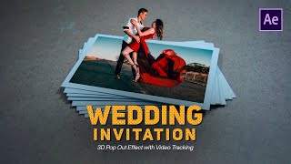 3D Pop-Out Wedding Invitation | After Effects - Part 1
