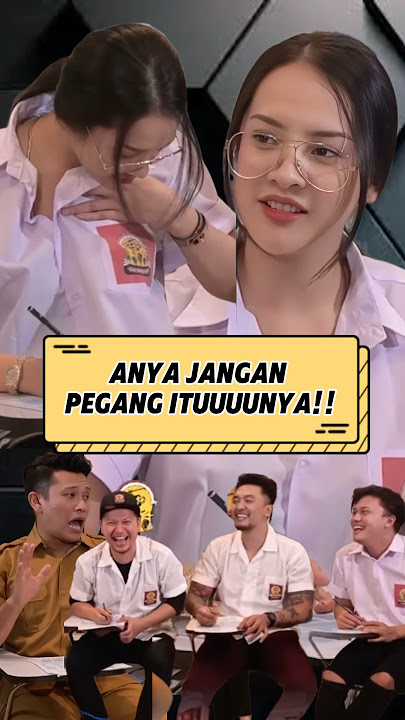 Anya megang lambang sekolah, bikin semua salah tingkah🤣 #anyageraldine #boris #shorts