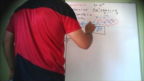 EulerCauchy Diff Eq Real Repeated Roots Case